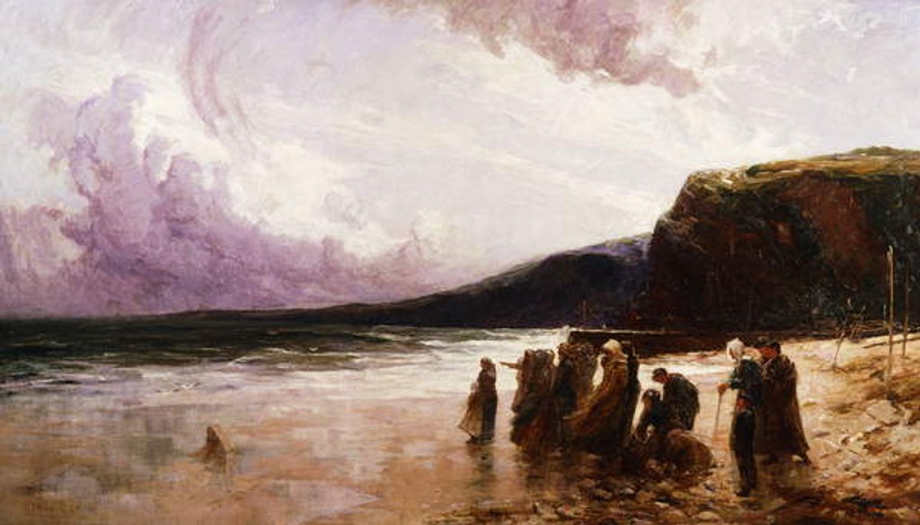 Detail of Anxious Hearts, 1894 by William Arthur Howgate