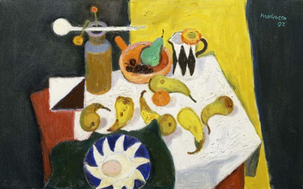 Detail of Still Life with Pears, 1992 by Alberto Morrocco