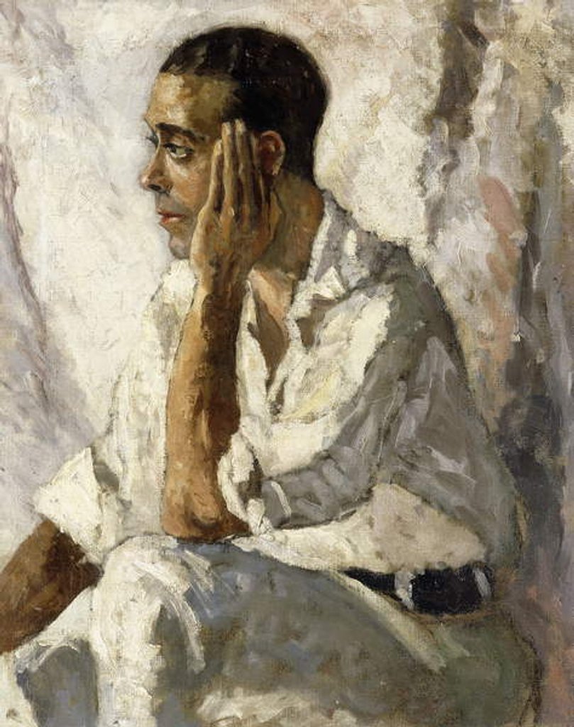 Detail of Portrait of J.A. Gandarillas, 1922 by Christopher Wood