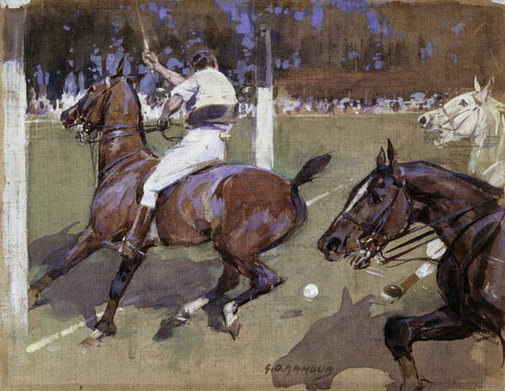 Detail of Saving a Goal by George Denholm Armour