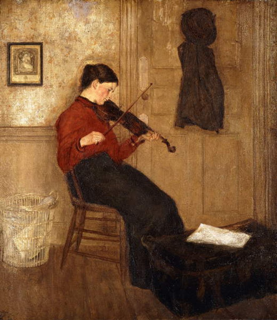 Detail of Young Woman with a Violin, 1897-98 by Gwen John
