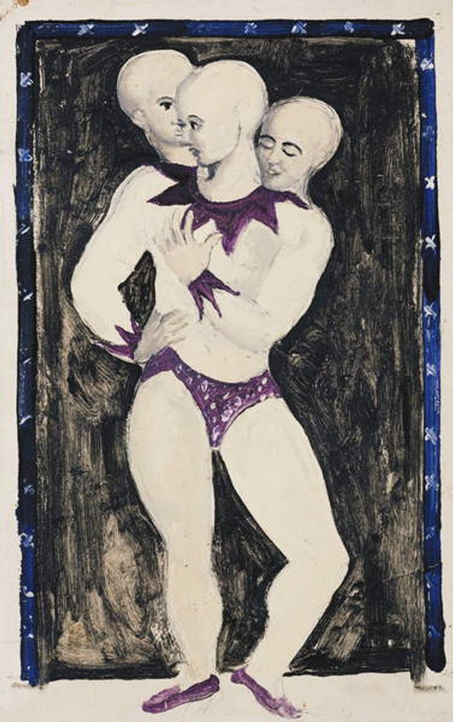 Detail of The Three-Headed Man, Lunar Park Ballet, 1930 by Christopher Wood