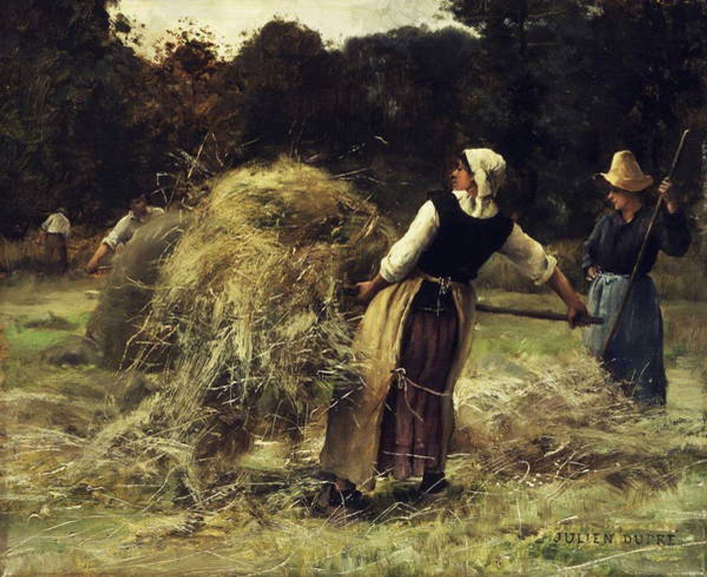 Detail of The Reapers by Julien Dupre