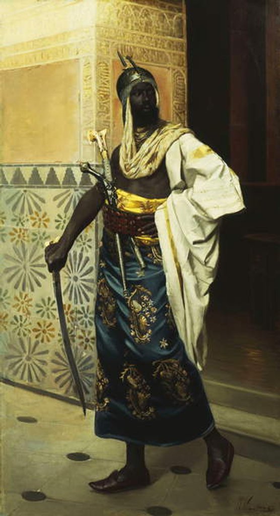 Detail of Nubian Guard by Roudolf Weisse
