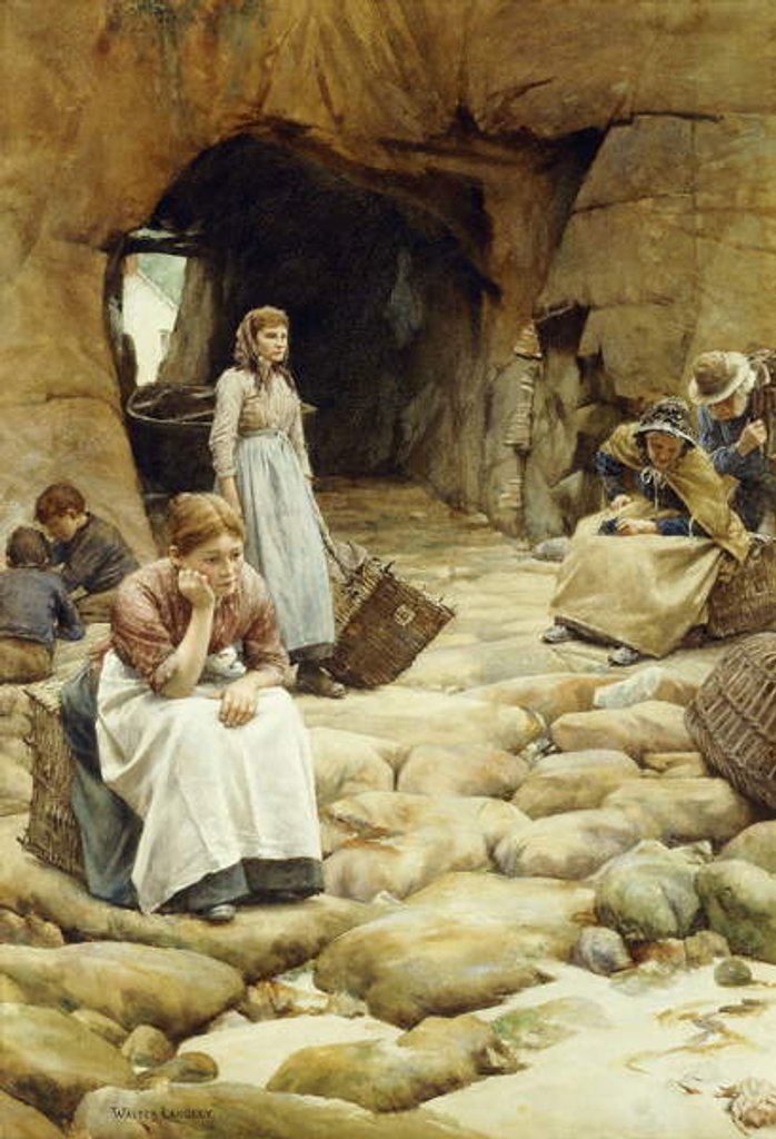 Detail of In the Fishing Season by Walter Langley