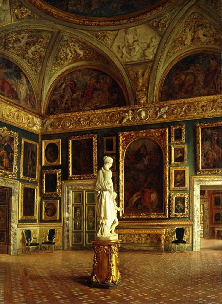 Detail of A room in the Pitti Palace by Oreste Costa