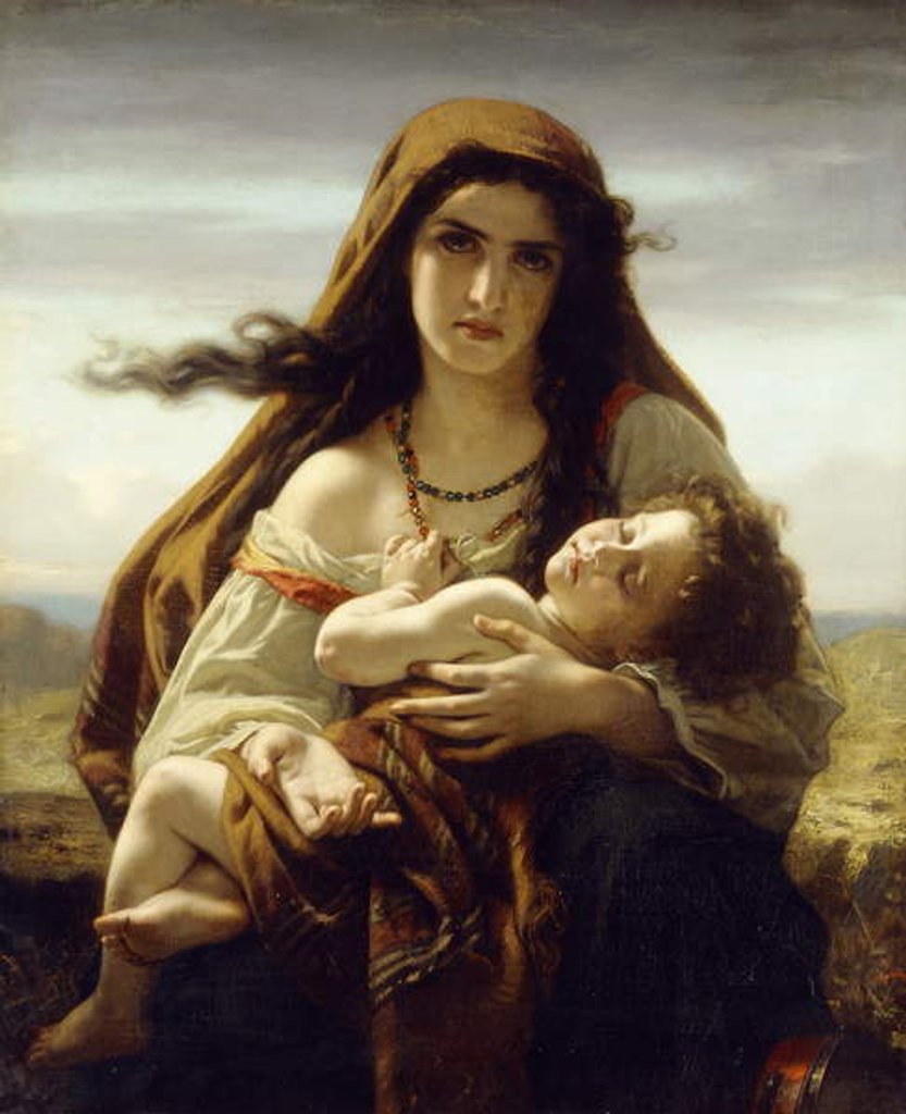 Detail of Mother and Child, 1870 by Hugues Merle