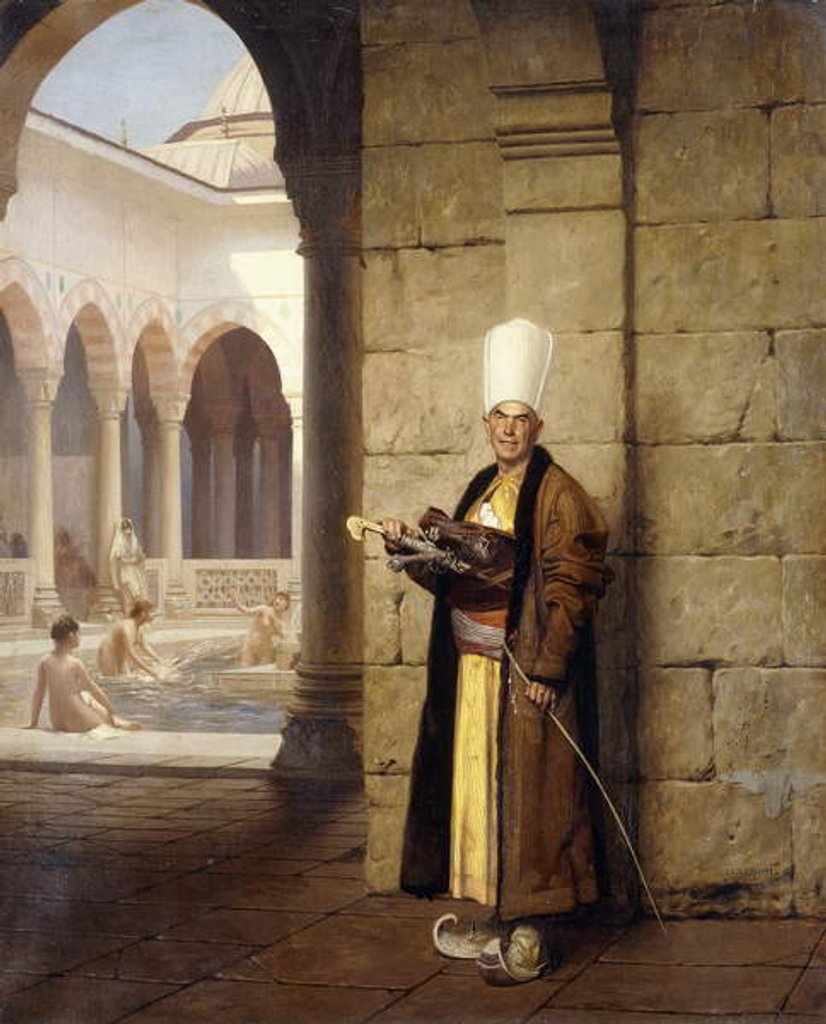 Detail of The Grand White Eunuch, by Jean Leon Gerome