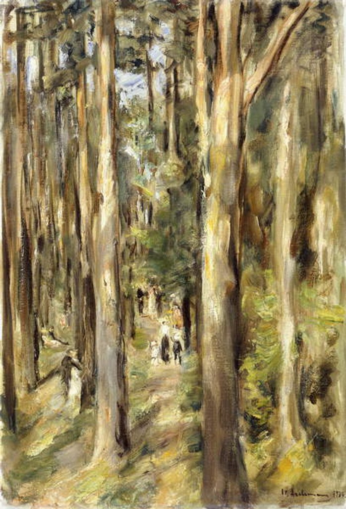 Detail of Picnic in the Woods, 1920 by Max Liebermann