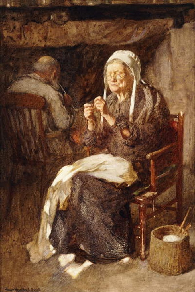 Detail of Threading the Needle, by John Henry Henshall