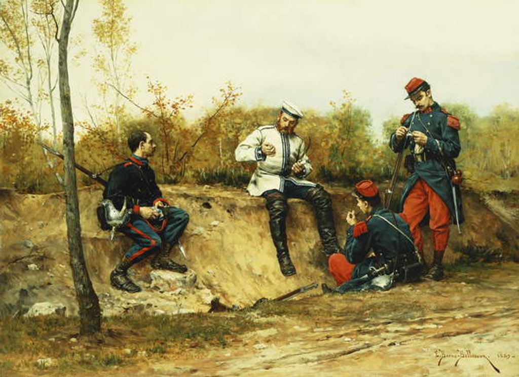 Detail of The Prisoner, 1889 by Etienne Prosper Berne-Bellecour