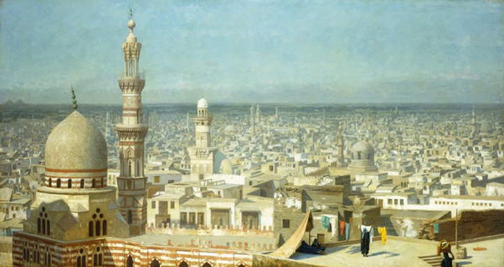Detail of View of Cairo by Jean Leon Gerome
