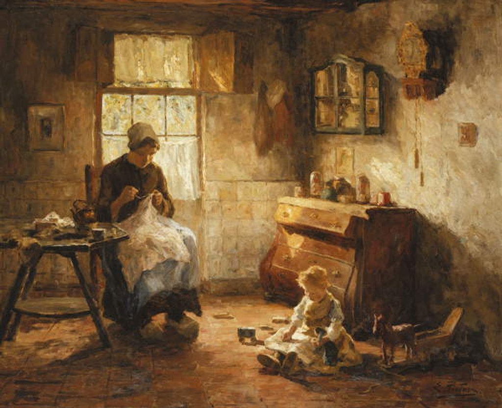 Detail of Afternoon Pastimes, by Evert Pieters