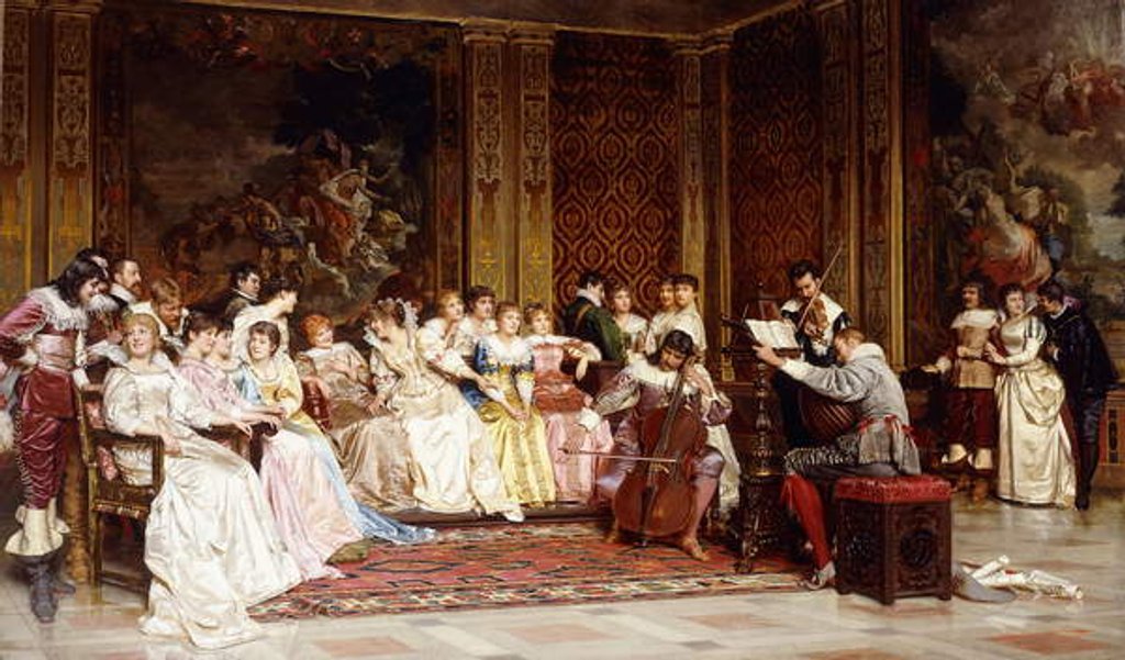 Detail of The Concert by Joseph Frederick Charles Soulacroix
