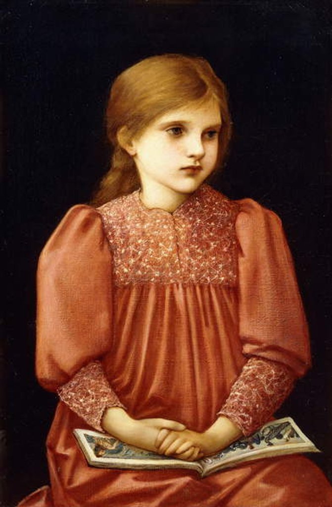 Detail of Little Dorothy Mattersdorf, 1893 by Edward Coley Burne-Jones