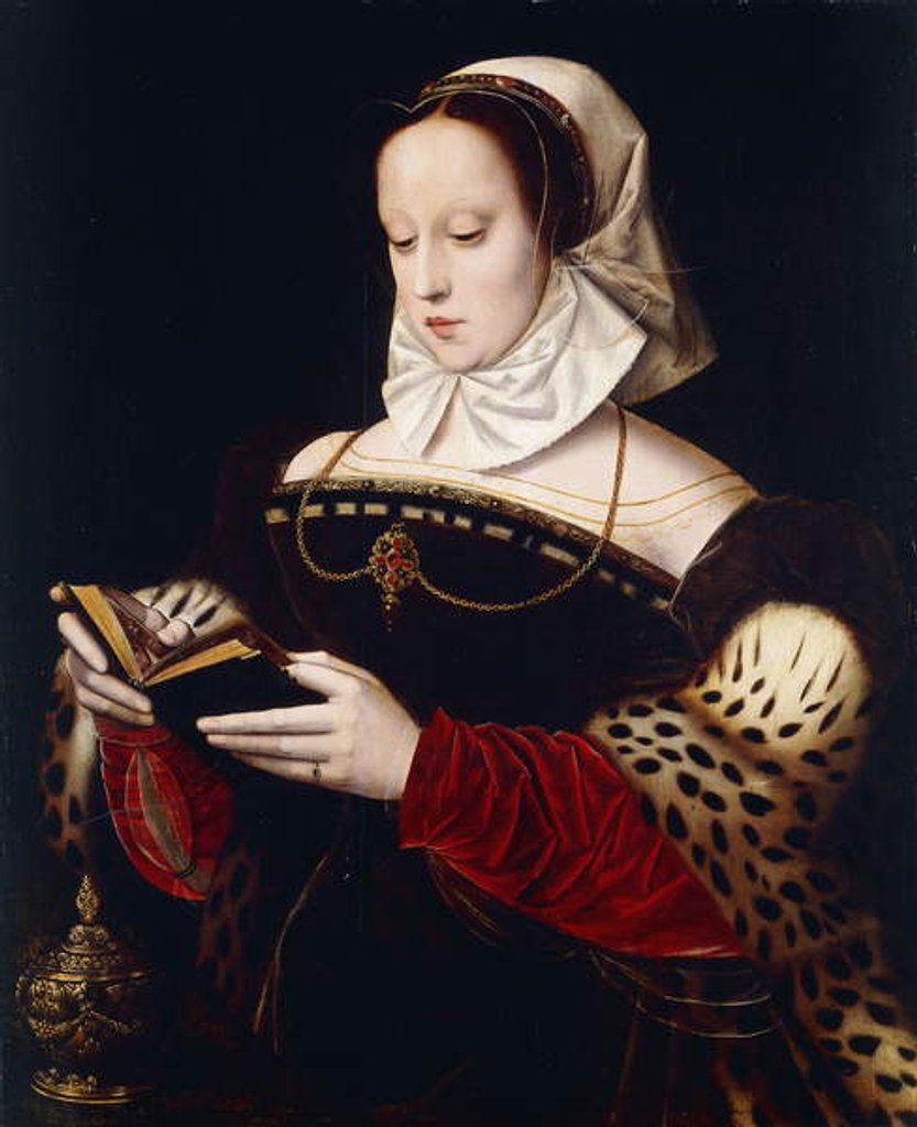 Detail of Saint Mary Magdalen, by Ambrosius Benson