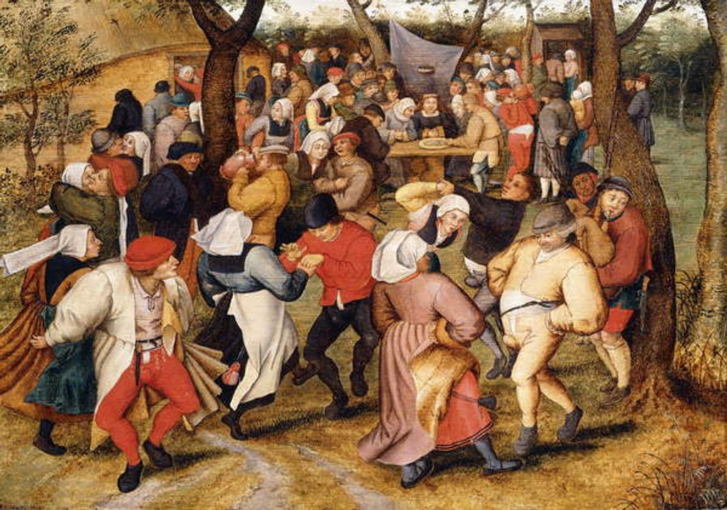 Detail of The Wedding Dance, by Pieter the Younger Brueghel