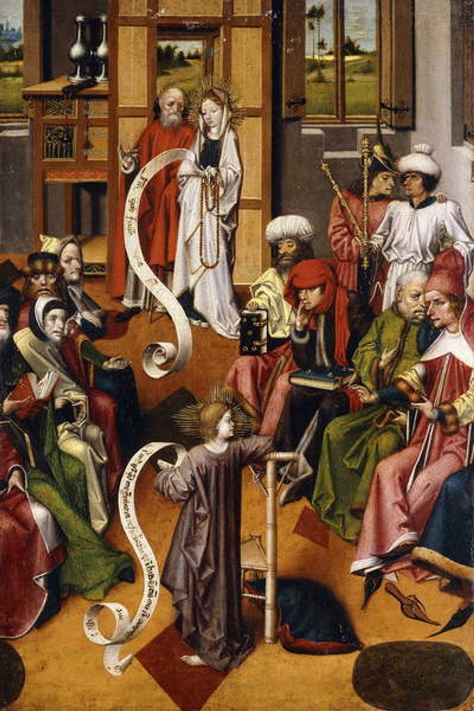 Detail of The Presentation in the Temple by Master of the Iserlohn Altar