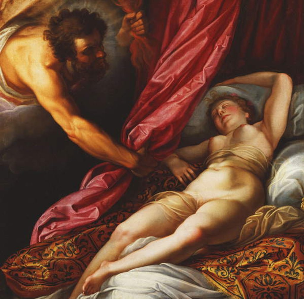 Detail of Jupiter and Semele, c.1625 by Abraham Janssens van Nuyssen