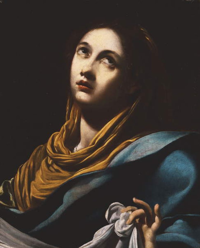 Detail of Saint Veronica, c.1630s by Simon Vouet