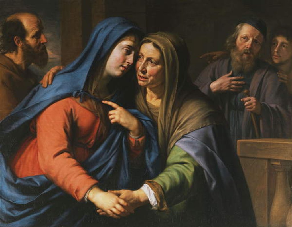Detail of The Visitation, c.1643 by Philippe de Champaigne