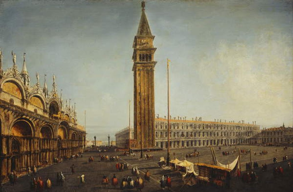 Detail of The Piazza San Marco, Venice by Michele Marieschi