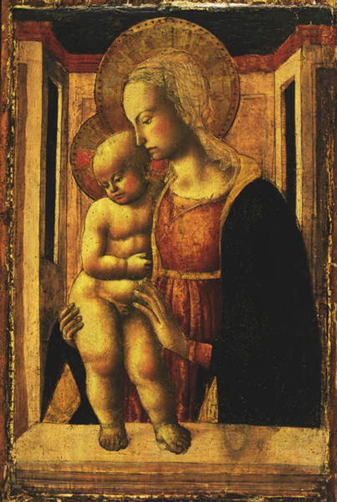 Detail of The Madonna and Child by Master of San Miniato