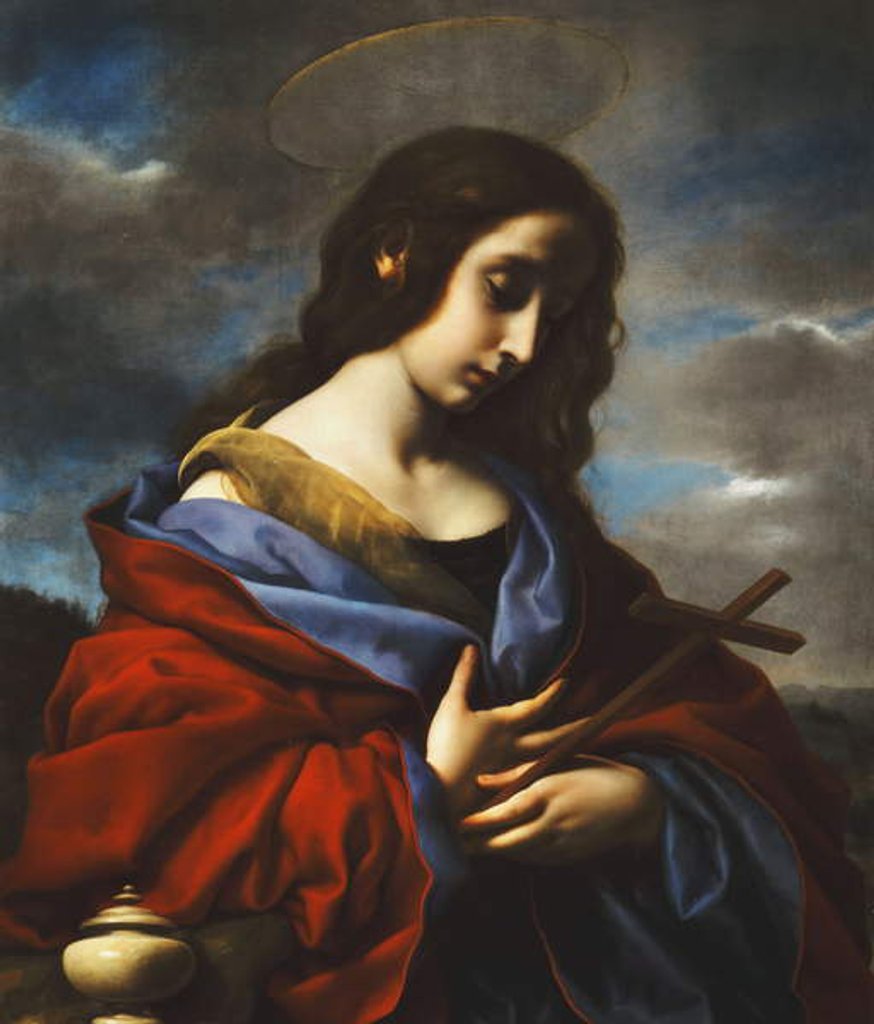 Detail of Saint Mary Magdalen, c.1650s by Carlo Dolci