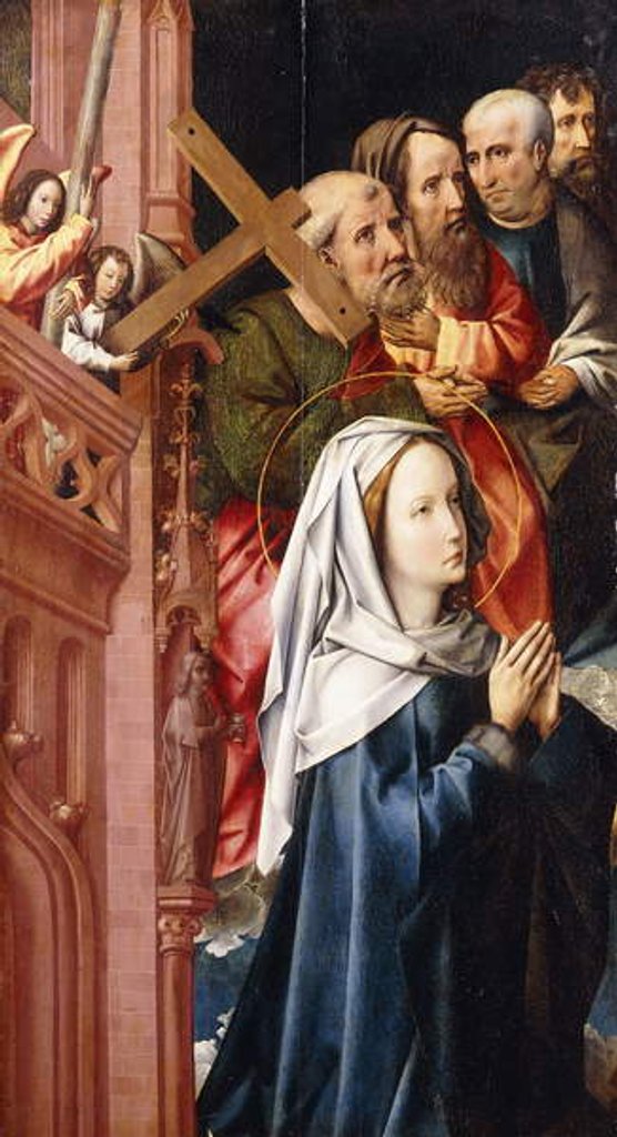 Detail of The Virgin Mary with Four Apostles by Colijn de Coter