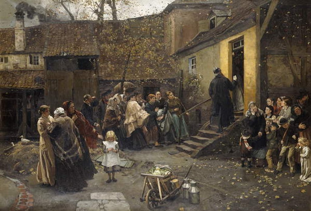 Detail of An Arrest; Eine Verhaftung, 1881 by Christian Ludwig Bokelman