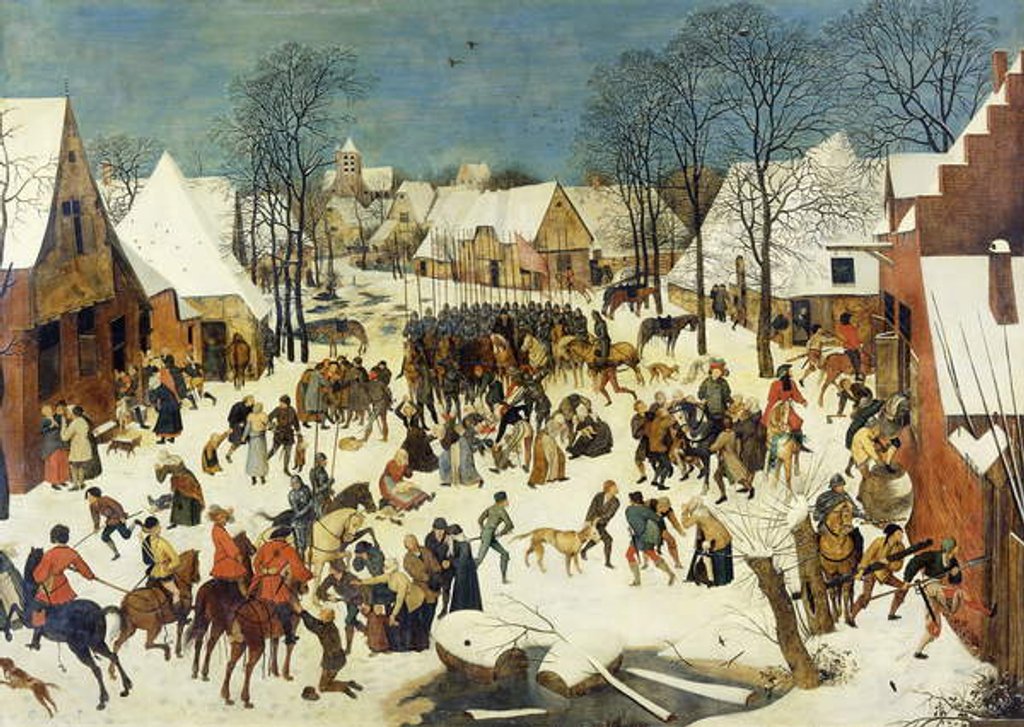 Detail of Massacre of the Innocents; Le Massacre des Innocents, by Pieter the Younger Brueghel