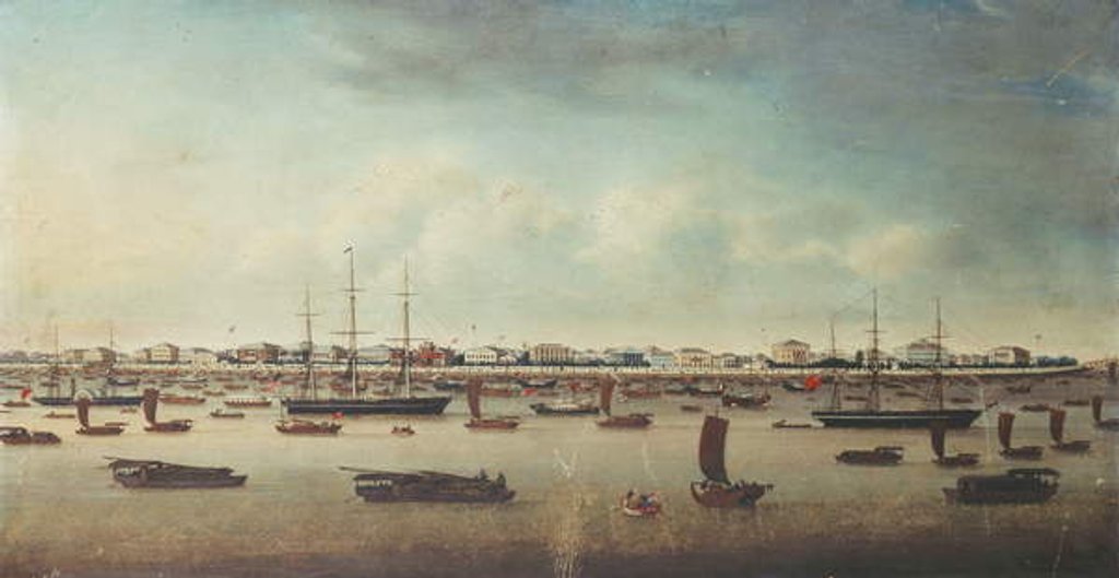 Detail of The Bund, Shanghai, by School Anglo-Chinese