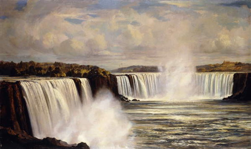 Detail of Niagara Falls by John Wilson