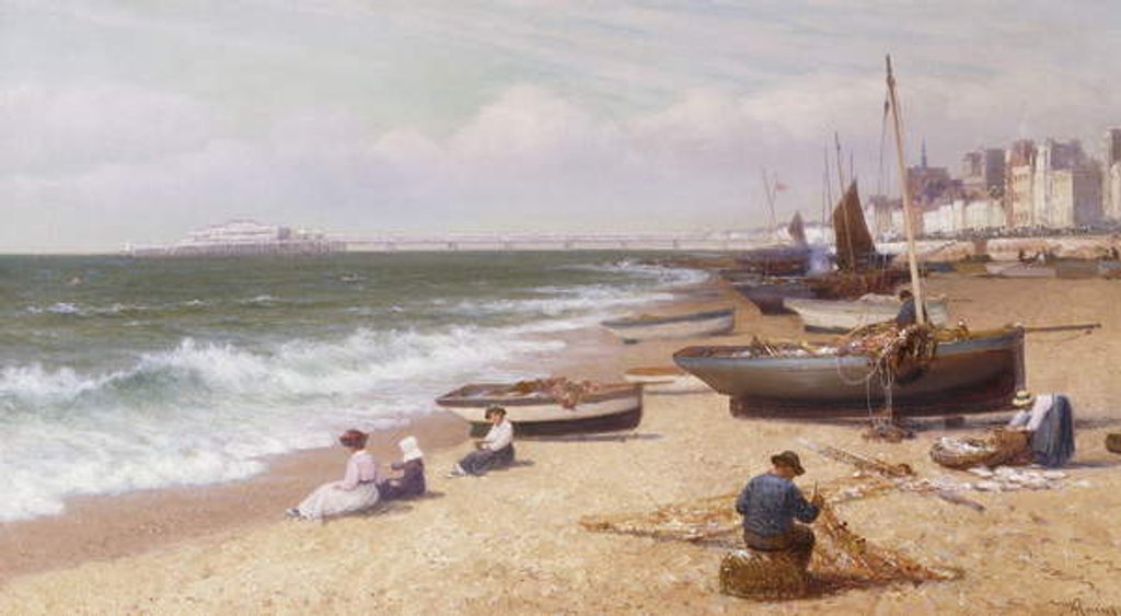 Detail of Brighton Beach, by Alexander Young
