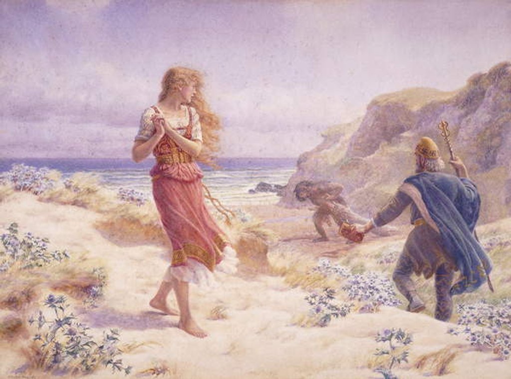 Detail of A Stranger in their Midst, by A. Foord Hughes