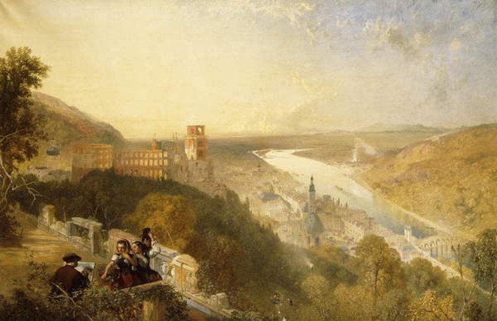 Detail of Heidelberg from the Terrace by James Baker & Phillip John Pyne