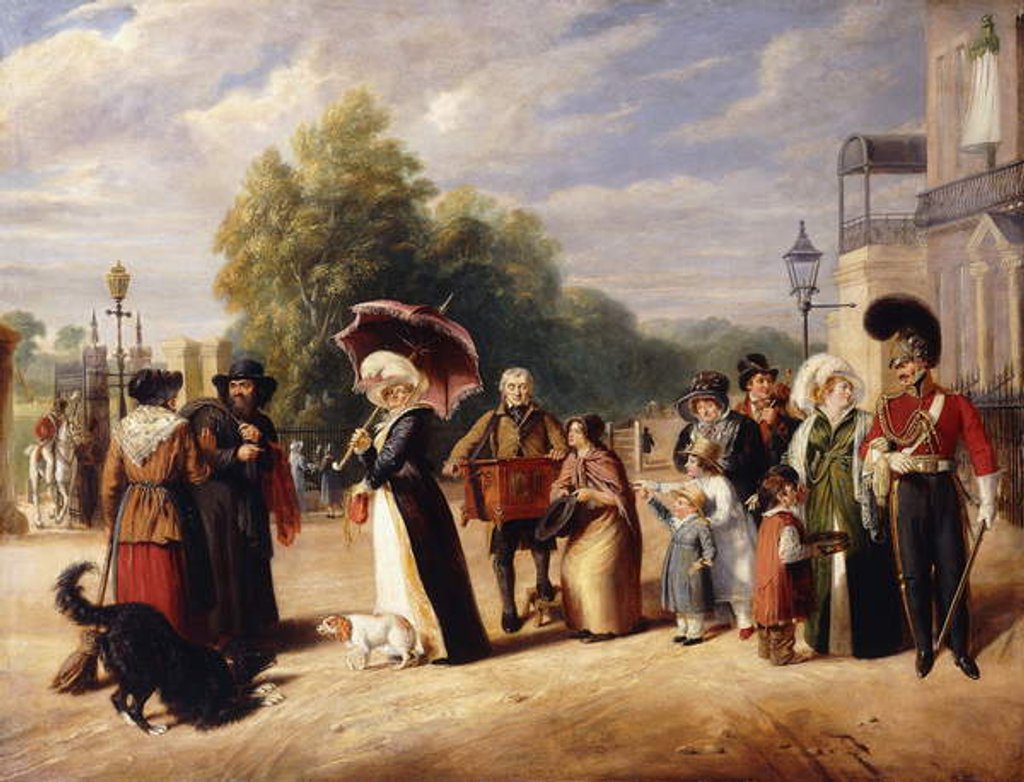 Detail of Hyde Park Corner with the Duke of Wellington's Residence by Charles Cranmer