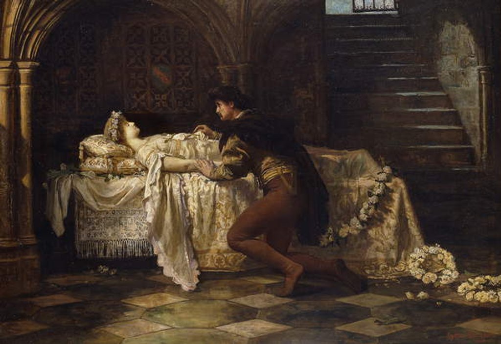 Detail of Romeo and Juliet, 1886 by Francis Sydney Muschamp