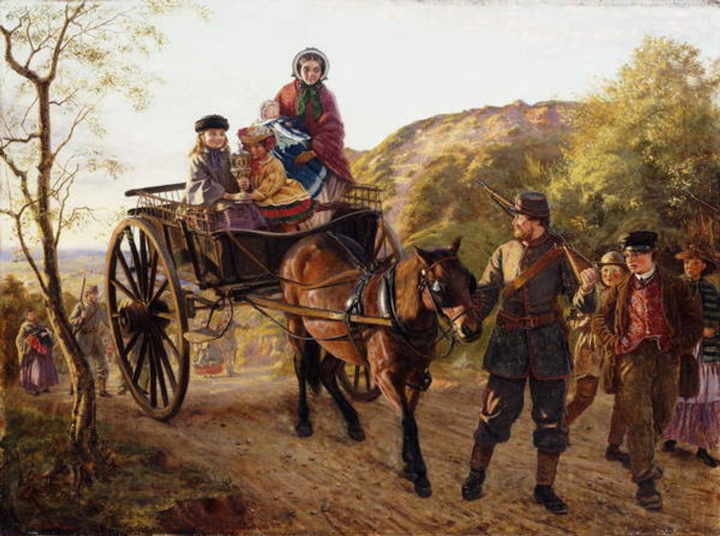 Detail of The Hero of the Day, 1861 by Frederick Bacon Barwell