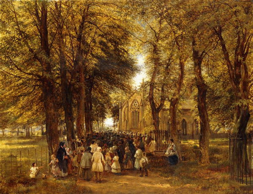 Detail of A Country Wedding by Charles Thomas Burt
