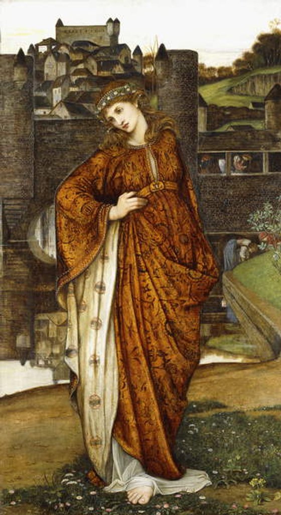 Detail of Our Lady of the Water Gate by John Roddam Spencer Stanhope