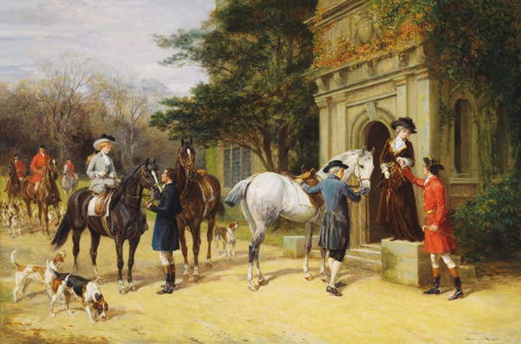 Detail of A Helping Hand by Heywood Hardy