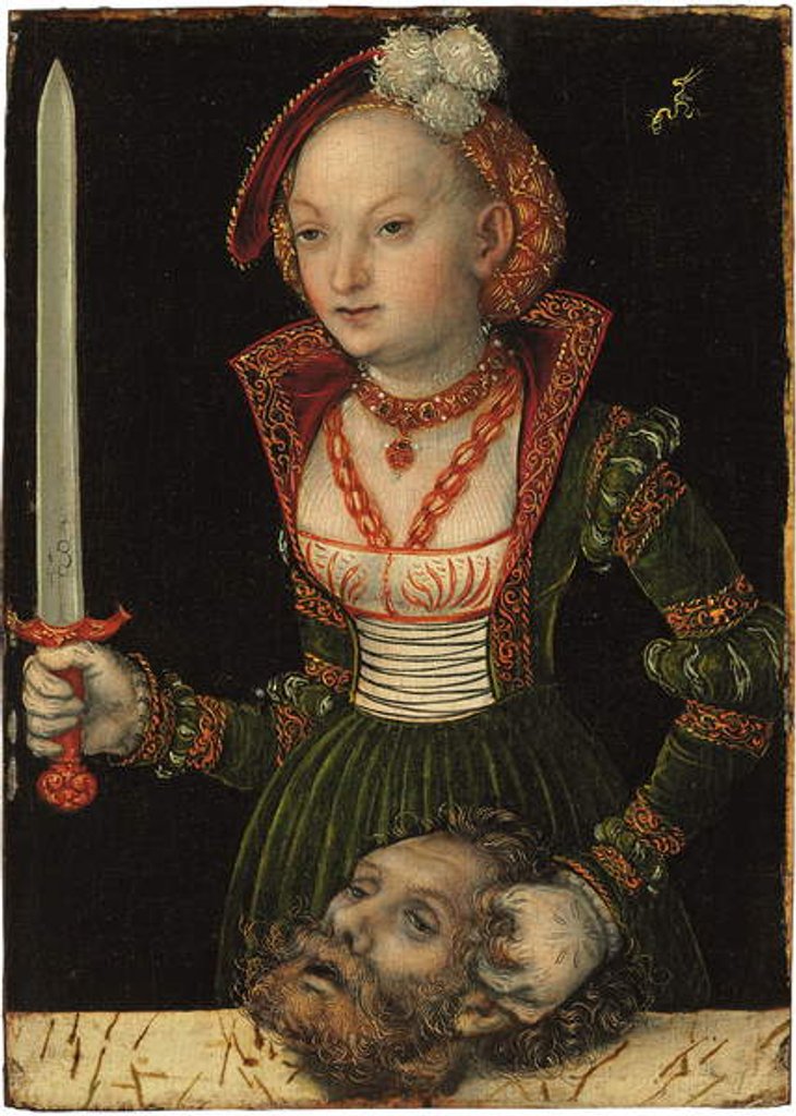 Detail of Judith and Holofernes by Lucas the Elder Cranach