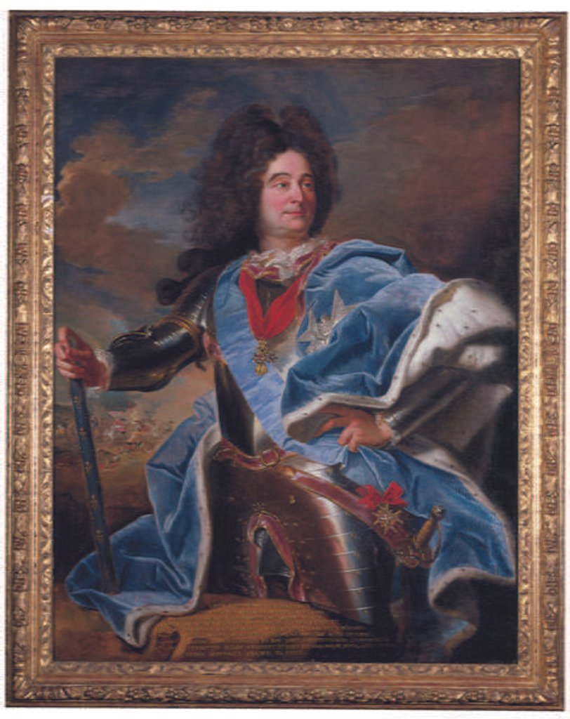 Detail of Portrait of the Duc de Villars by Hyacinthe Rigaud