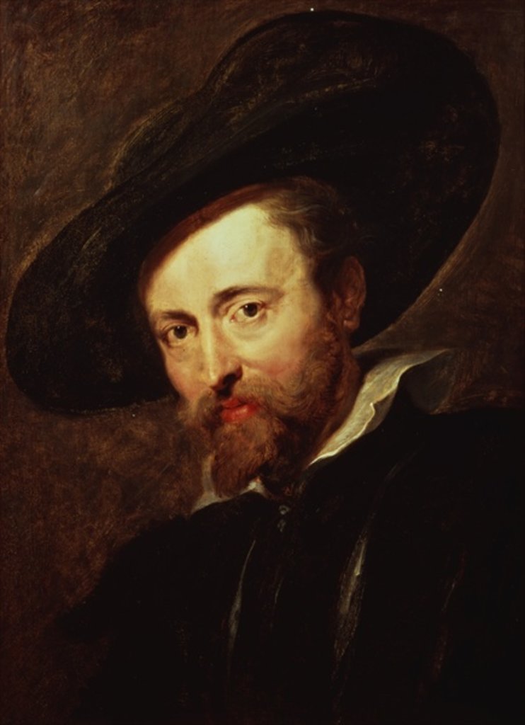 Detail of Self Portrait by Peter Paul Rubens
