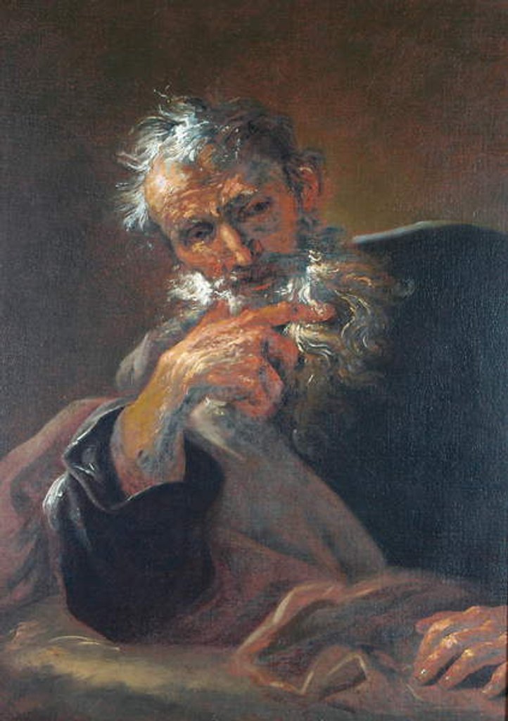 Detail of Portrait of a Philosopher by Pitr Brandl