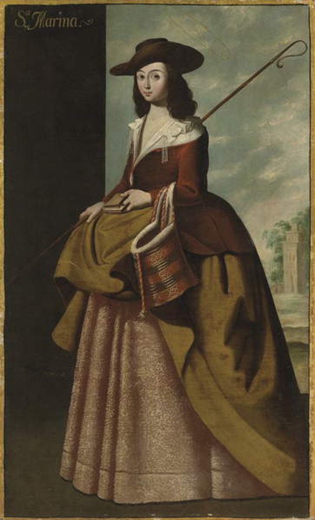 Detail of St. Margaret of Antioch, 1656 by Francisco de Zurbaran