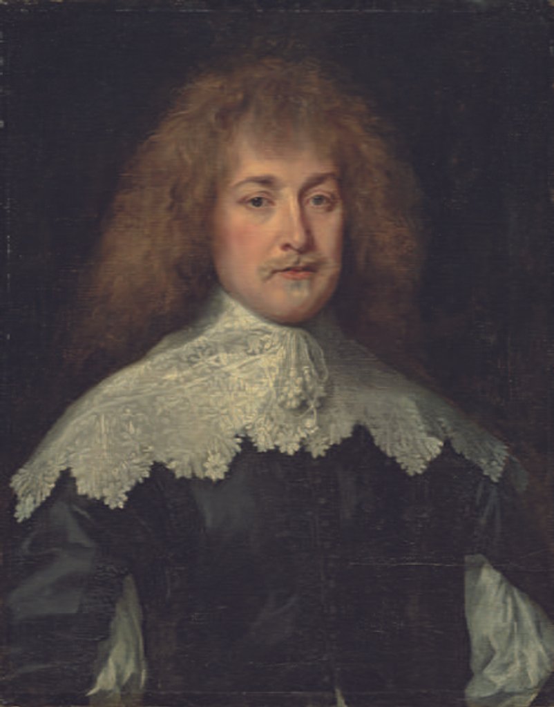 Detail of Portrait of Henry Jermyn by Anthony van Dyck