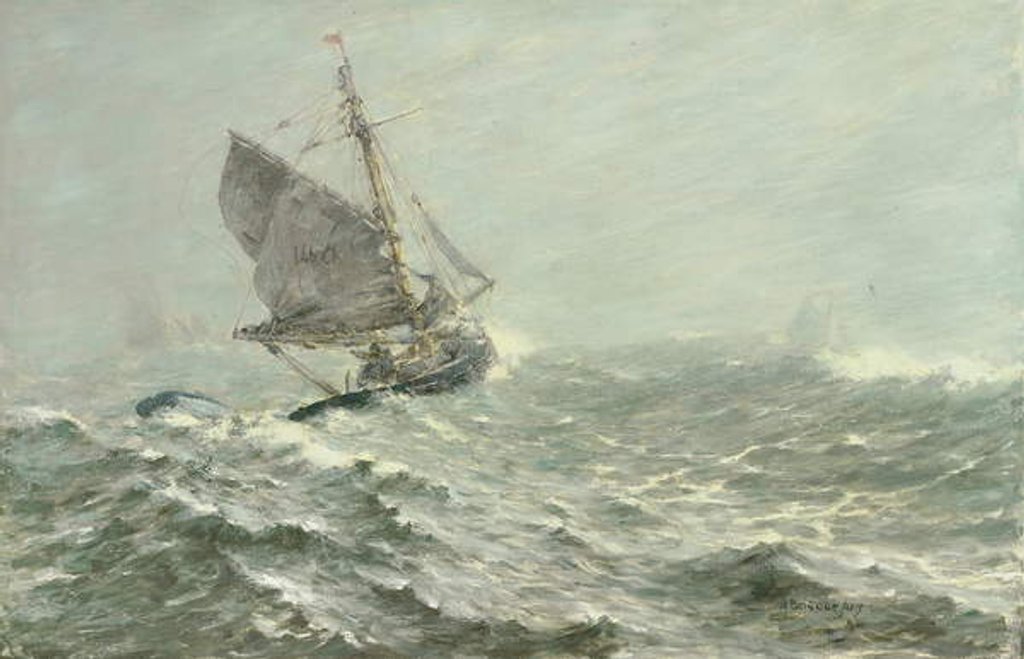 Detail of The White Squall, 1907 by Arthur John Briscoe