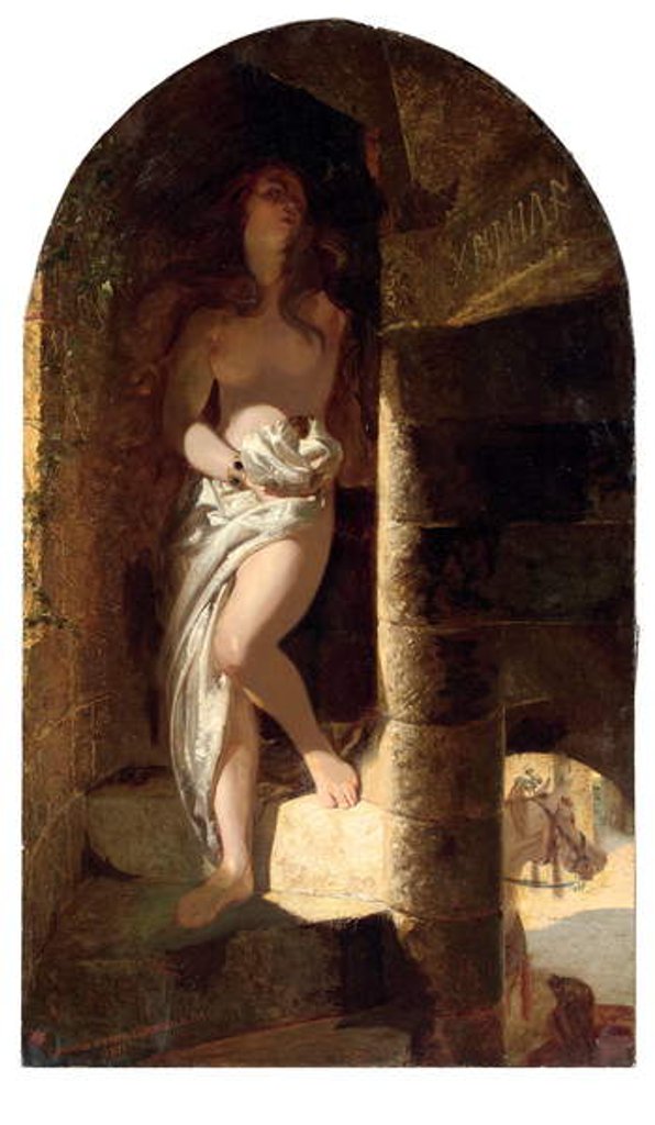 Detail of Lady Godiva by Edward Henry Corbould